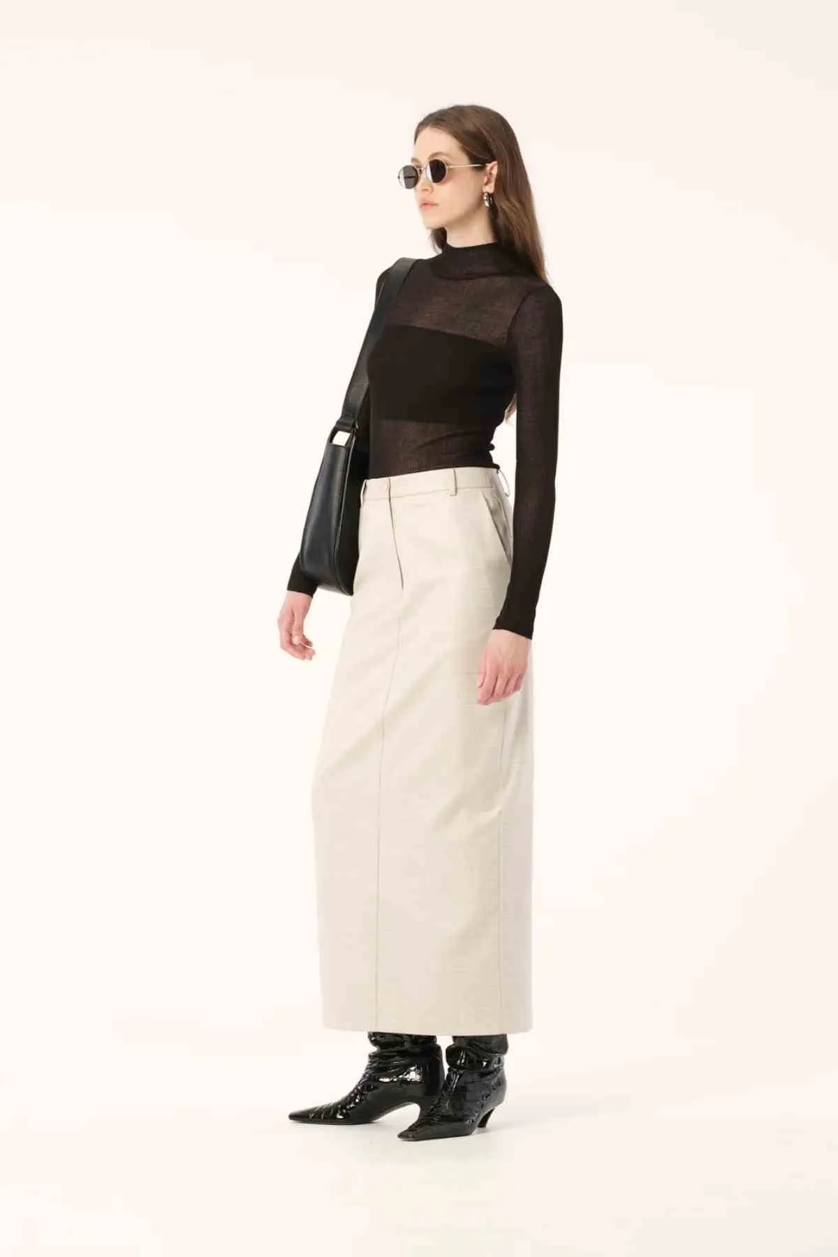 REO KNIT TOP BLACK