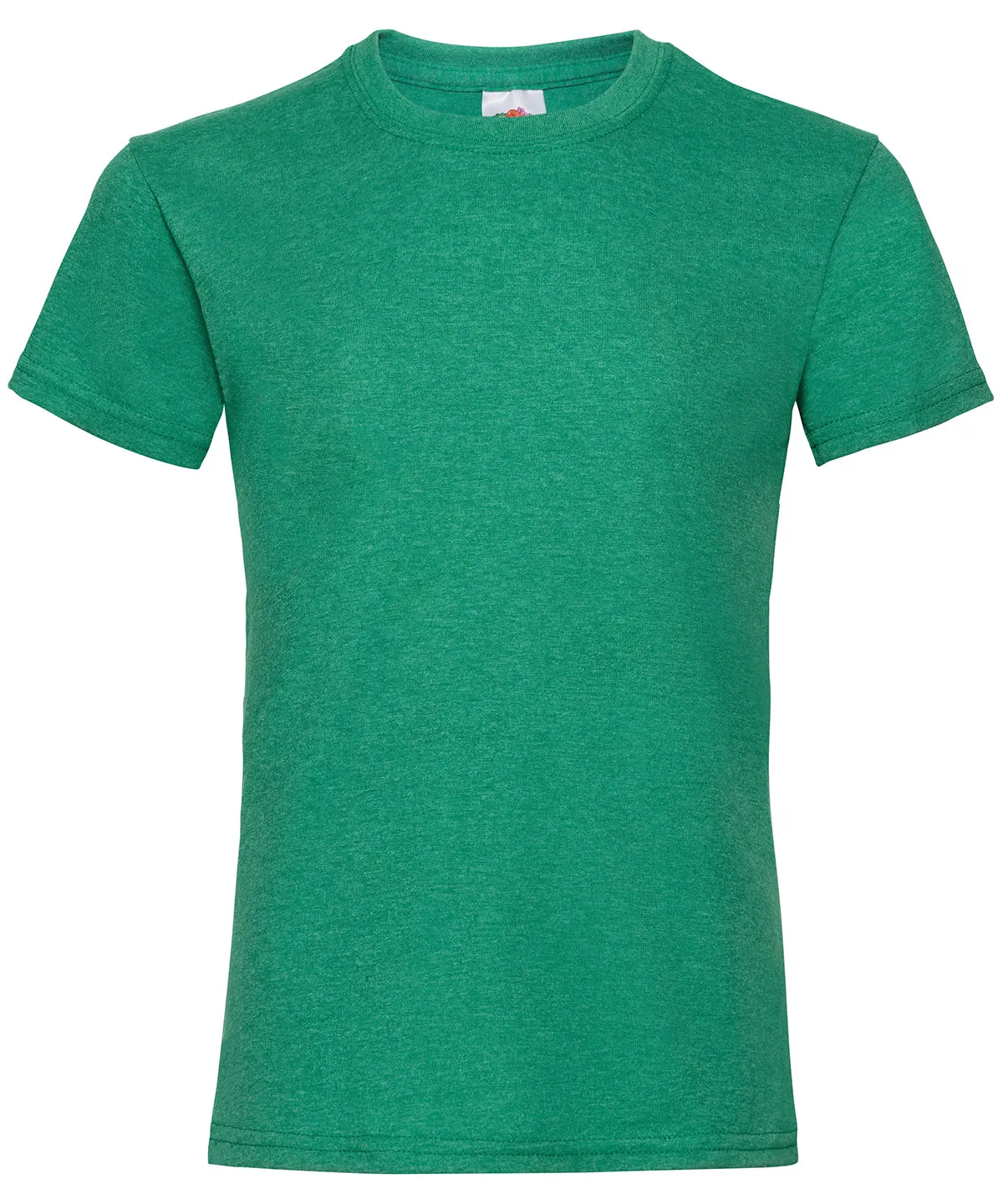 Retro Heather Green - Girls valueweight T