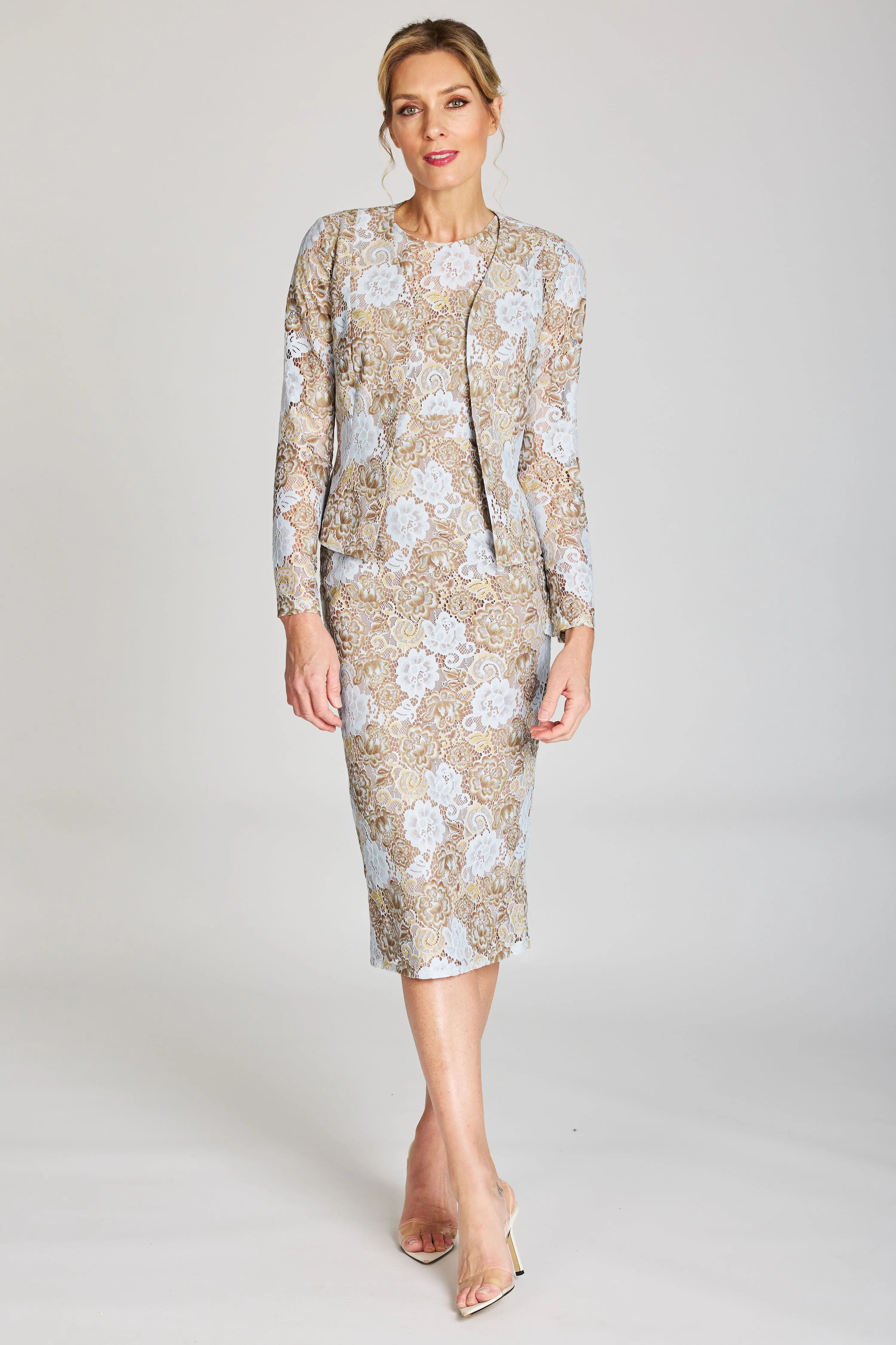 Romance The Label Glamorous Jacket - Olive Multi - PJ234005