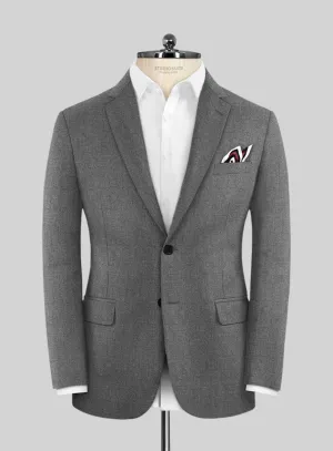Scabal Sapphire Light Gray Wool Jacket