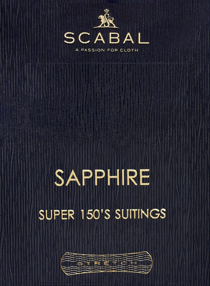 Scabal Sapphire Light Gray Wool Jacket