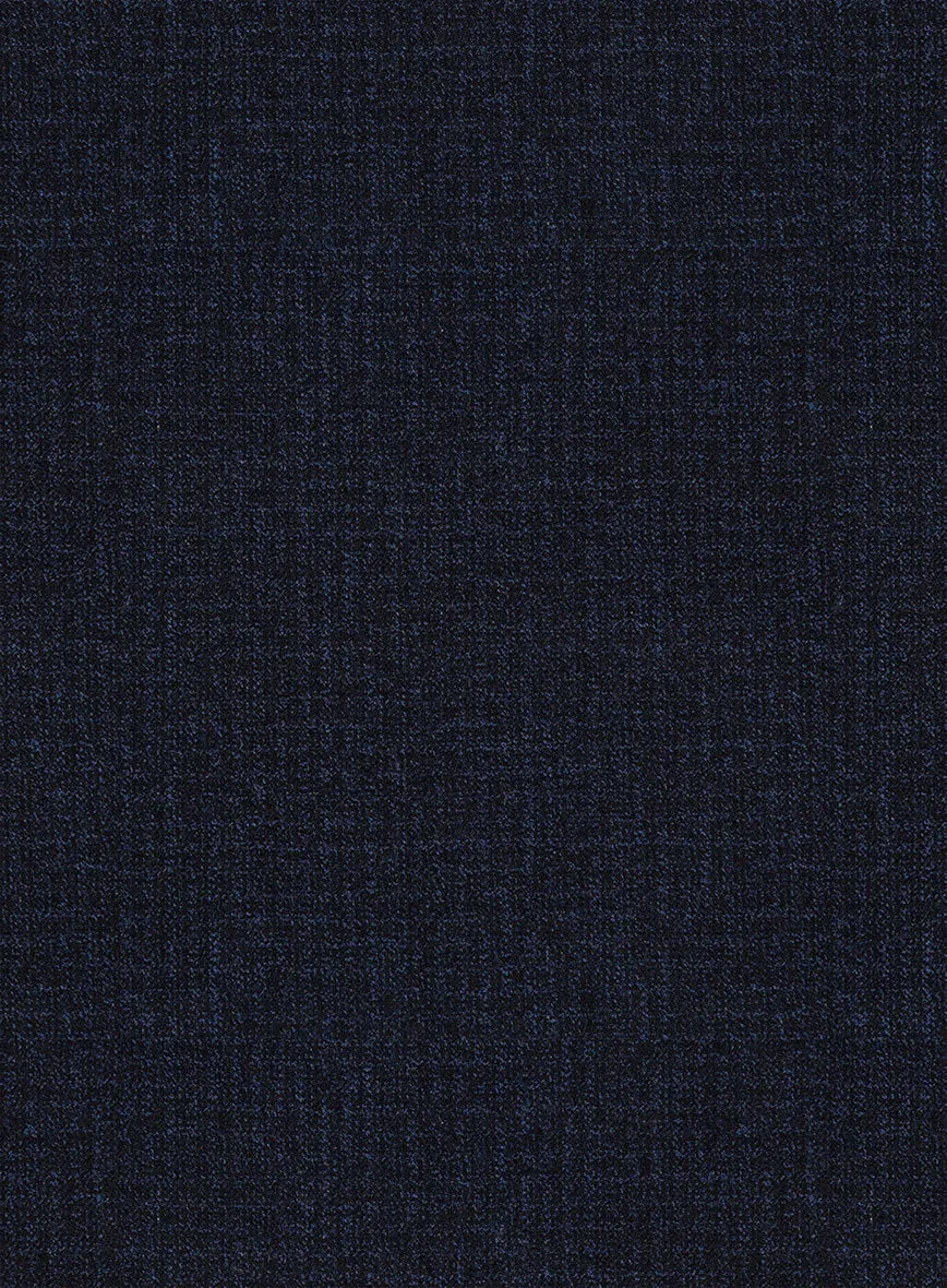 Scabal Sapphire Yaime Blue Wool Pants