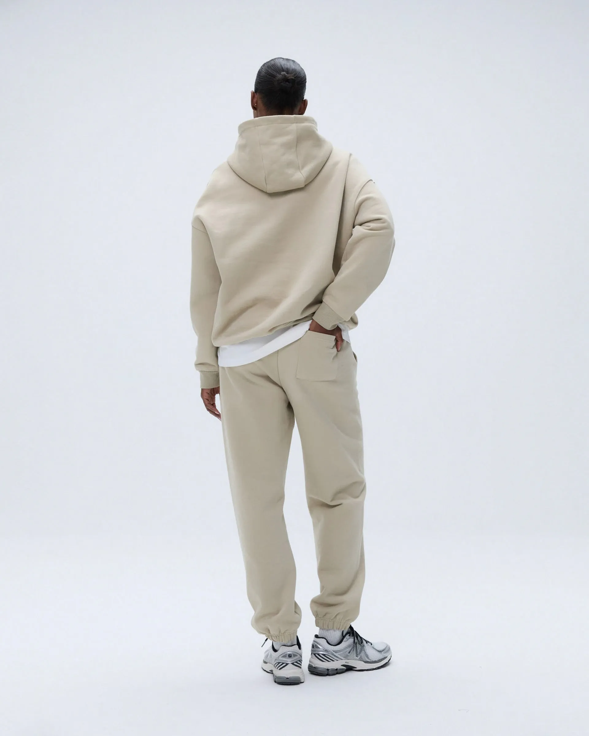 Script Sweatpants - Sand/Vintage Red