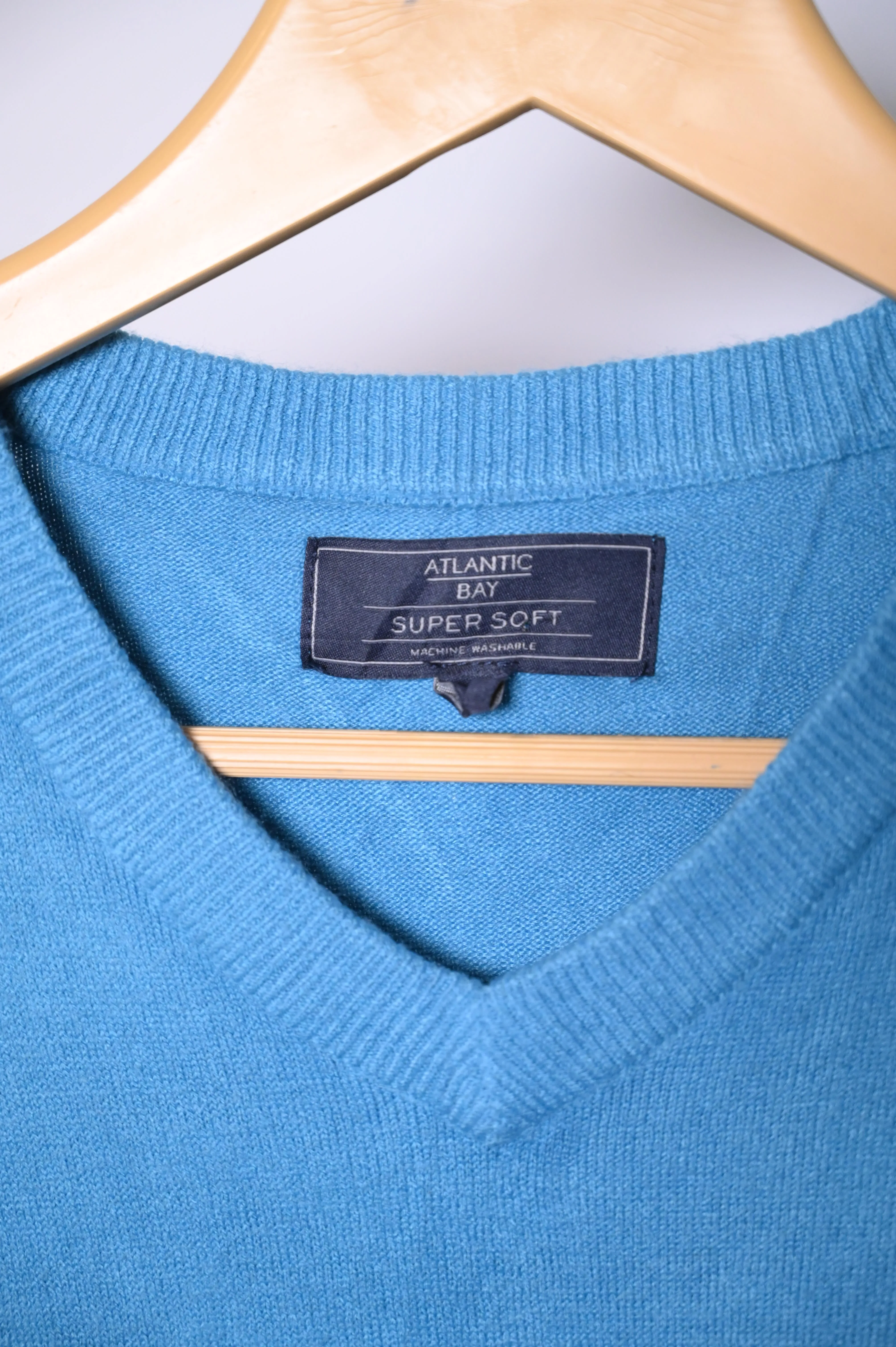 Sky Blue Atlantic Bay Medium Sweater (V-Neck)