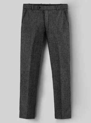Vintage Gray Macro Weave Tweed Pants