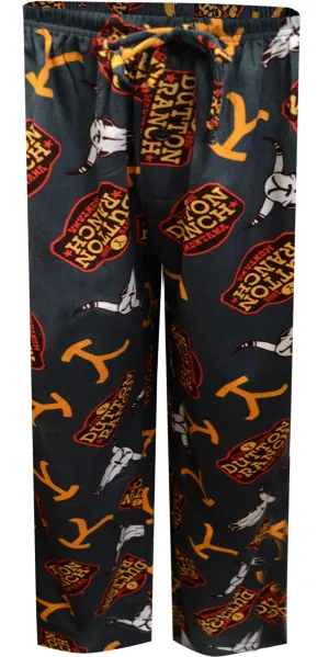 Yellowstone Dutton Ranch Silky Fleece Lounge Pants